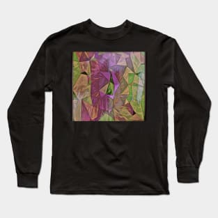 window of church, colorful glass Long Sleeve T-Shirt